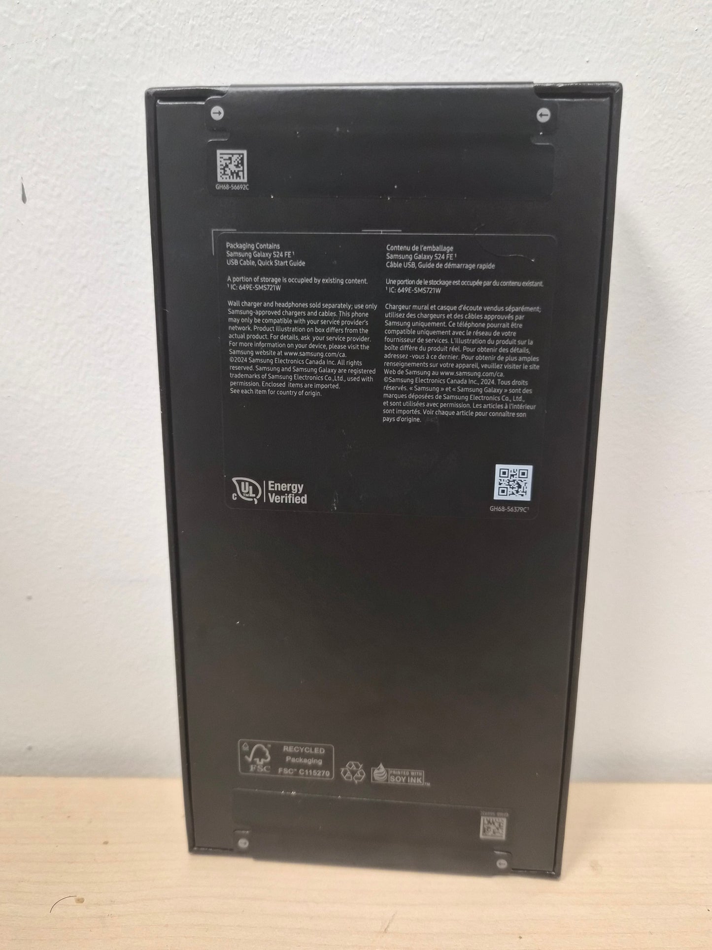 New Samsung Galaxy S24 FE 128GB - Graphite - Unlocked